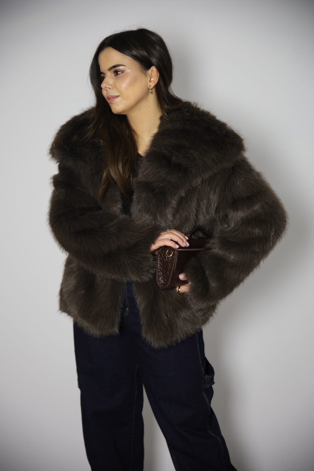 CASACO PÊLO CASTANHO