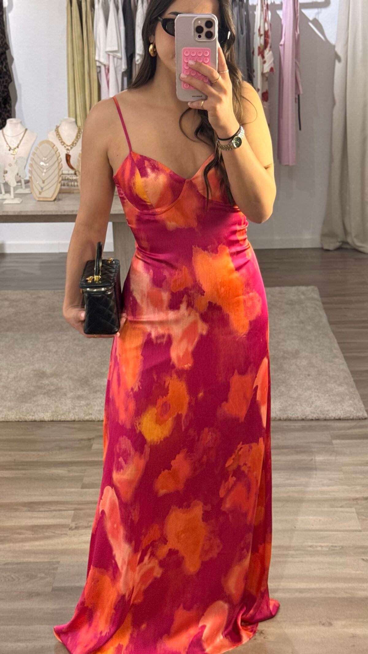 Vestido com copas